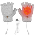 USB Wool Heated Gloves Mitten
