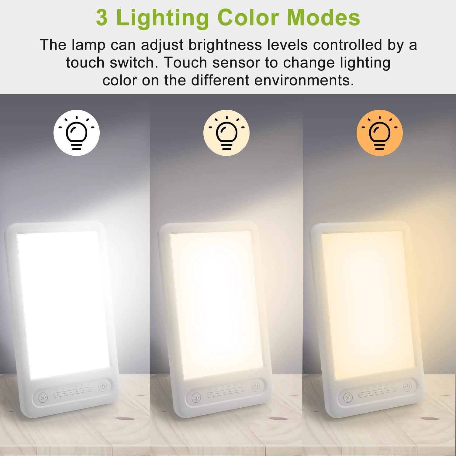 UV-Free LED Light Therapy Lamp