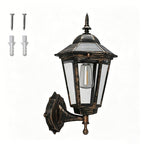 Solar Motion-Sensor Outdoor Wall Lantern