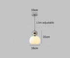 Nordic Pumpkin Pendant Light | Modern LED Ceiling Lamp