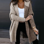 Niki | Women's Cozy Patchwork Hooded Cardigan