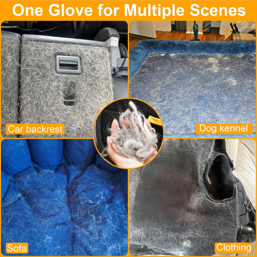 VeLuxer™ HairAway Gloves — Effortless Pet Hair Control That Makes Your Home Shine