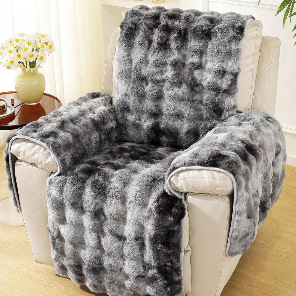 Plush Velvet Sofa Protector for Recliners
