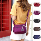 Lightweight Nylon Crossbody Bag with Adjustable Strap