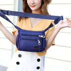 Lightweight Nylon Crossbody Bag with Adjustable Strap