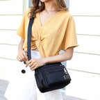 Lightweight Nylon Crossbody Bag with Adjustable Strap