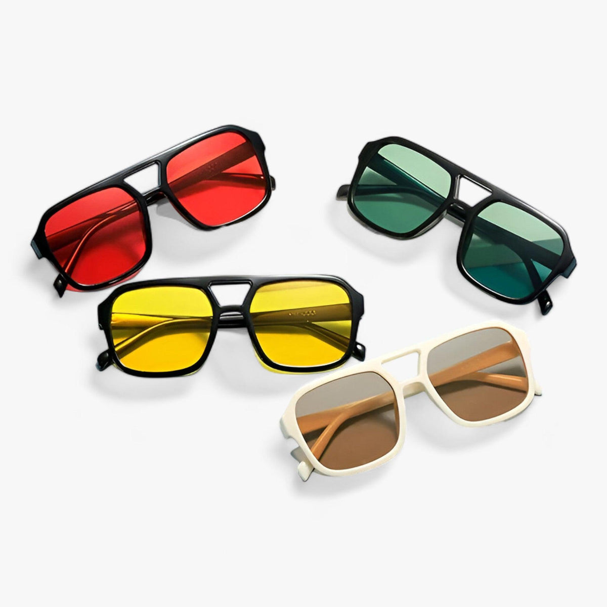 Retro Square Shades with Full UV Protection