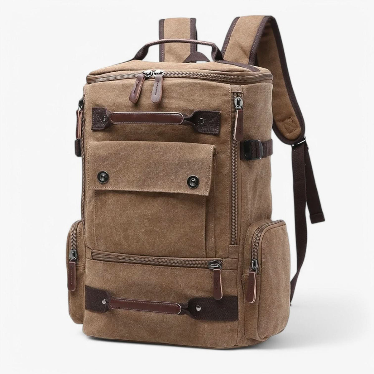 VINTAGECANVAS Backpack – Stylish & Functional with Laptop Compartment for Everyday Use & Adventure