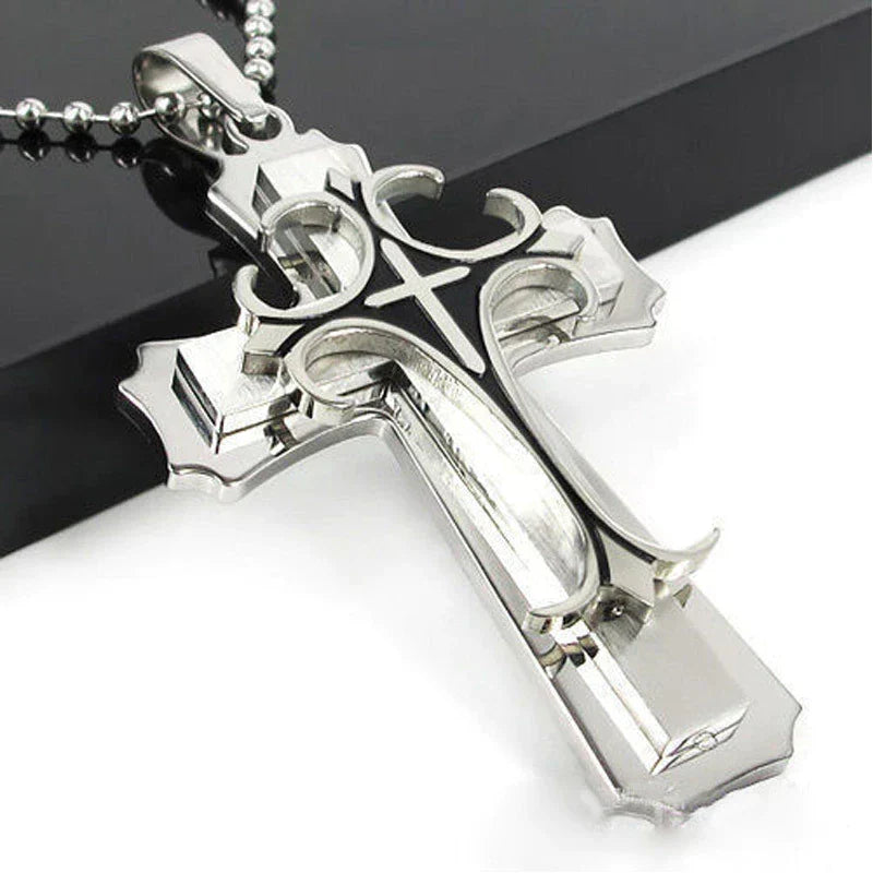 Vnox | Cross Pendant Necklace