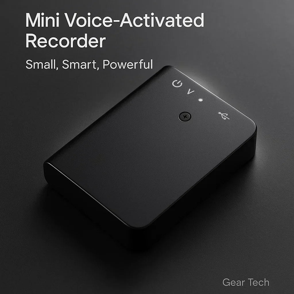 VoxiMini Discreet Voice Recorder With Voice Activation