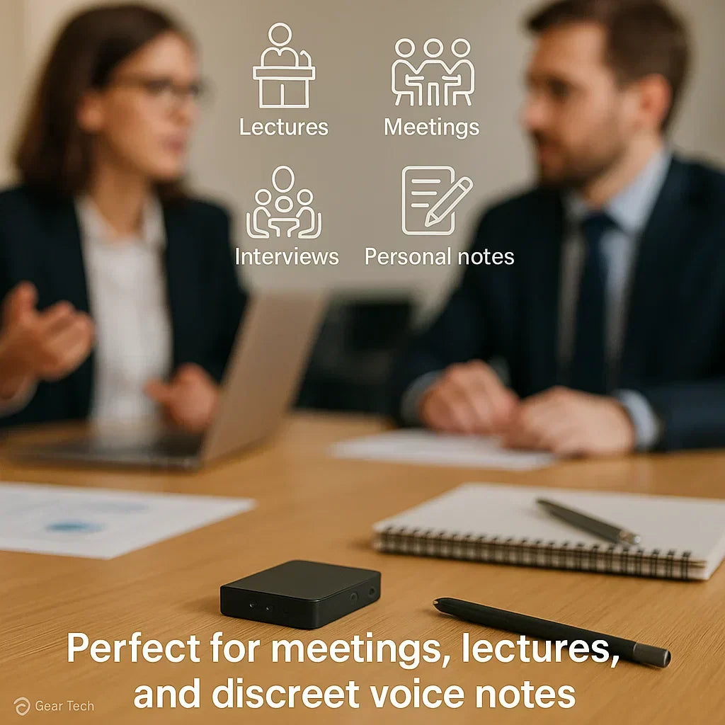 VoxiMini Discreet Voice Recorder With Voice Activation