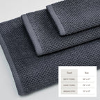Cotton Textured Bath Towel Set - Acacia Collection