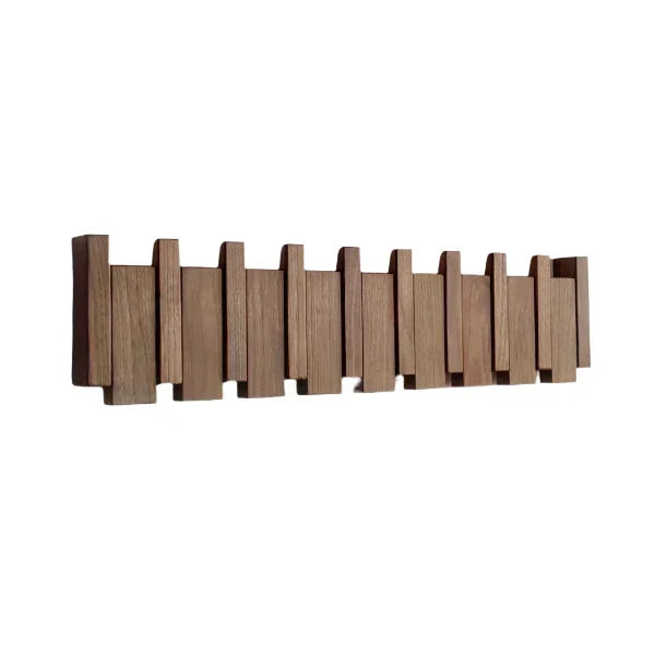 Wooden Wall Hooks for Jackets - Foldable & Handmade