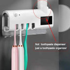 Wall Mounted 4 Slot Toothbrush UV Disinfection Device