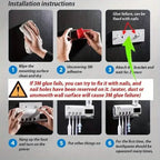 Wall Mounted 4 Slot Toothbrush UV Disinfection Device