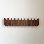 Wall Mounted Coat Rack Wooden Modern Design