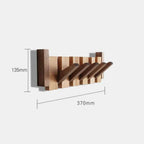 Wall Mounted Coat Rack Wooden Modern Design