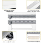 Wall Mounted Kitchen Roll Dispenser with Cutter