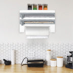 Wall Mounted Kitchen Roll Dispenser with Cutter