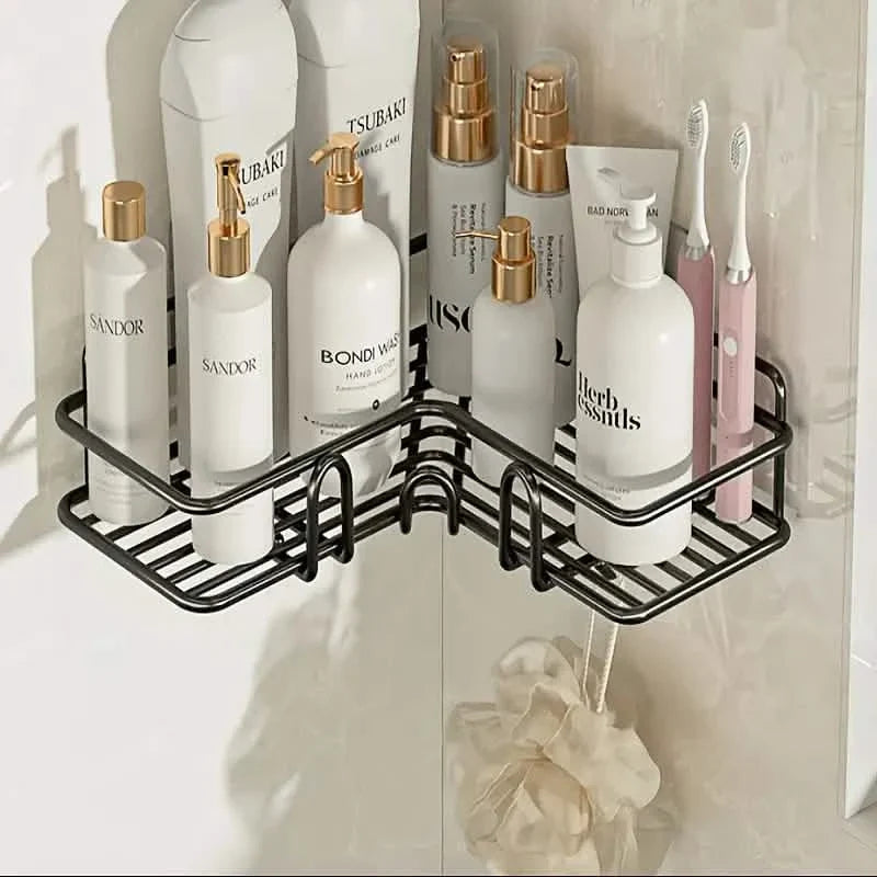 Wall-Mounted Storage For Toilet, Bathroom Shampoo Lotion Cosmetic Storage Rack