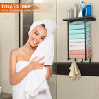 Wall Mounted Towel Rack for Rolled Towels