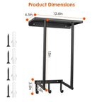 Wall Mounted Towel Rack for Rolled Towels
