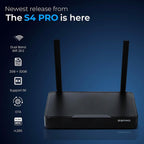 WALLECOM 2023 Latest S4 PRO Smart TV Box  (Refurbished)