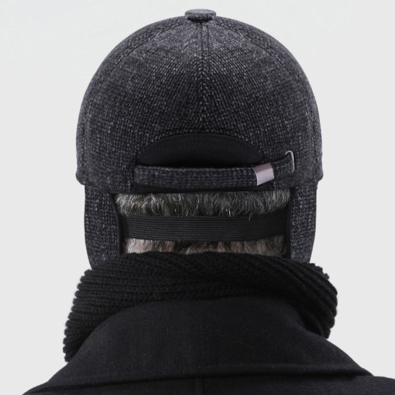 Felt Winter Hat with Foldable Ear Protection