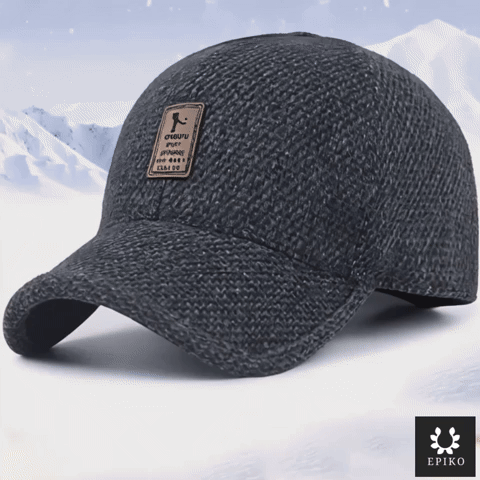 Felt Winter Hat with Foldable Ear Protection