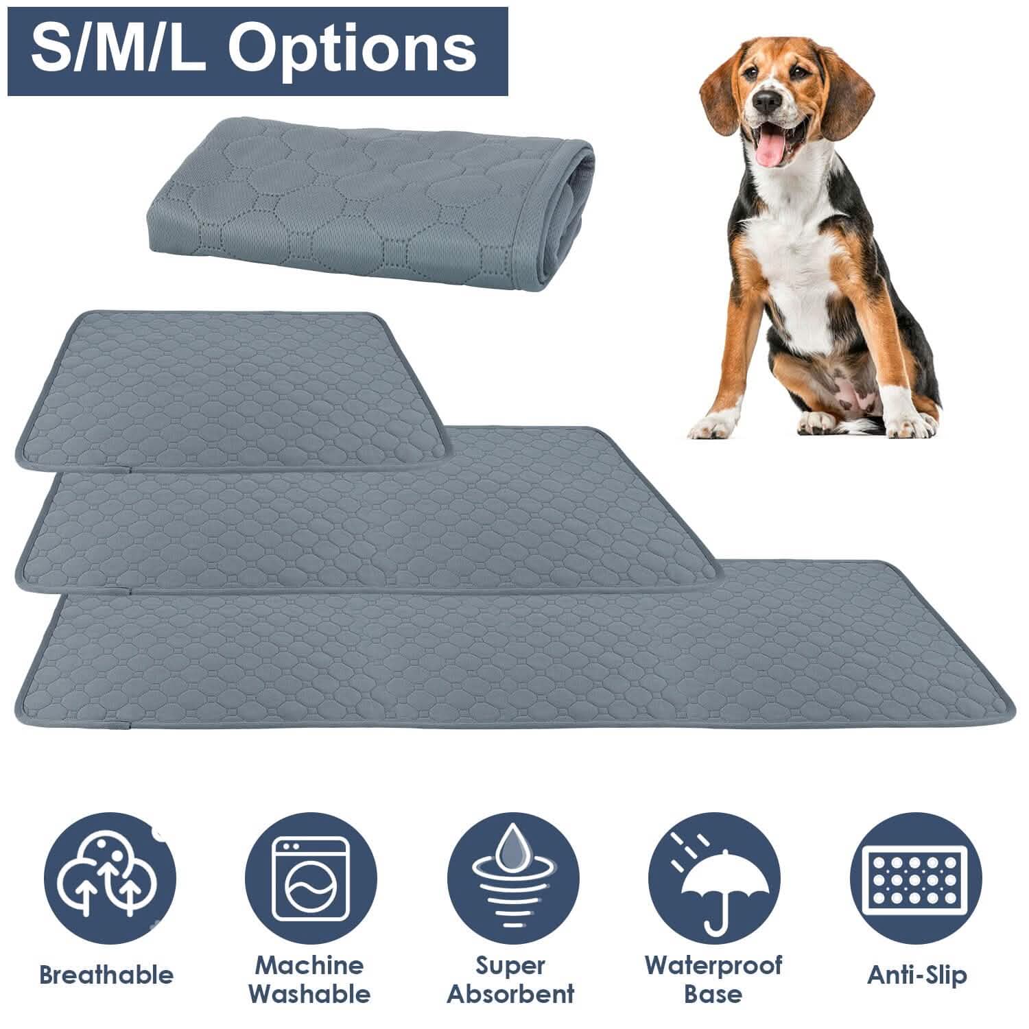 Washable Dog Pee Pad Reusable Puppy Potty Training Pads