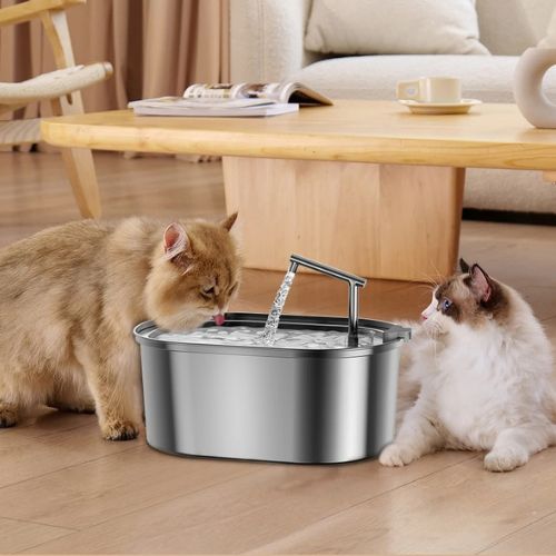 water fountain for cats | STAINLESS STEEL FOUNTAIN