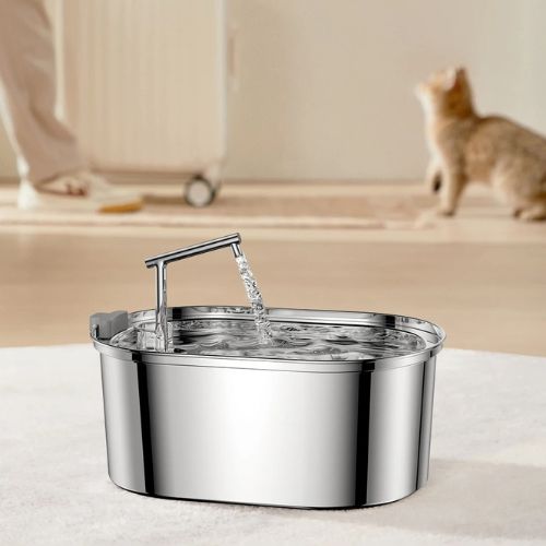water fountain for cats | STAINLESS STEEL FOUNTAIN