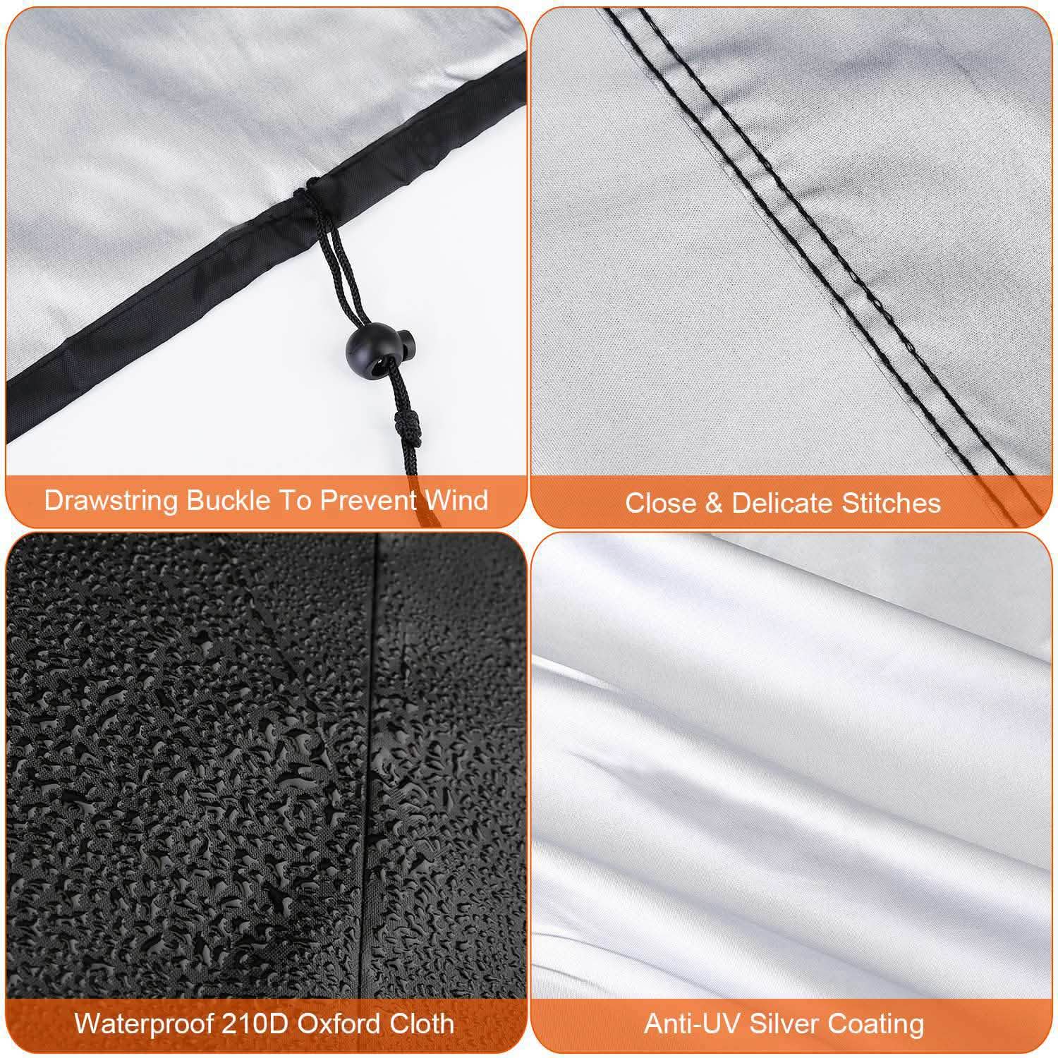 Water-Resistant Heavy Duty BBQ Grill Cover