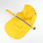 Waterproof Dog Raincoat Adjustable Hooded Design Pet Raincoat
