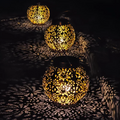 Solar Powered Outdoor Hanging Lantern - Waterproof LED