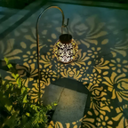 Solar Powered Outdoor Hanging Lantern - Waterproof LED