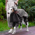 Waterproof Raincoat for Dogs with Four Legs and Reflective Pattern Hood