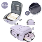 Waterproof Travel Backpack with Integrated USB Charger