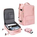 Waterproof Travel Backpack with Integrated USB Charger