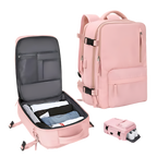 Waterproof Travel Backpack with Integrated USB Charger