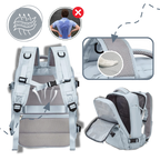 Waterproof Travel Backpack with Integrated USB Charger