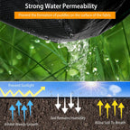 Weed Barrier Landscape Gardening Mat Fabric Woven