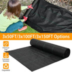 Weed Barrier Landscape Gardening Mat Fabric Woven