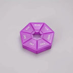 Weekly Rainbow Pill Box - 7-Grid Thickened Pill Storage Box