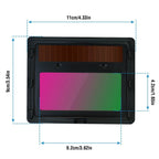 Welding Helmet Solar Powered Auto Darkening Hood with Adjustable Wide Shade