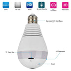 WiFi Light Bulb Camera 960P Security Camera 360°
