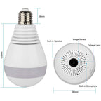 WiFi Light Bulb Camera 960P Security Camera 360°