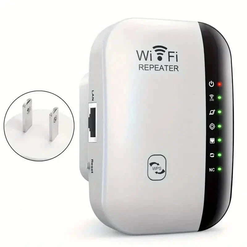WiFi Repeater Plus Boosts WiFi Signal, Extends Internet Coverage, Cell Phone Signal Amplifier for Home