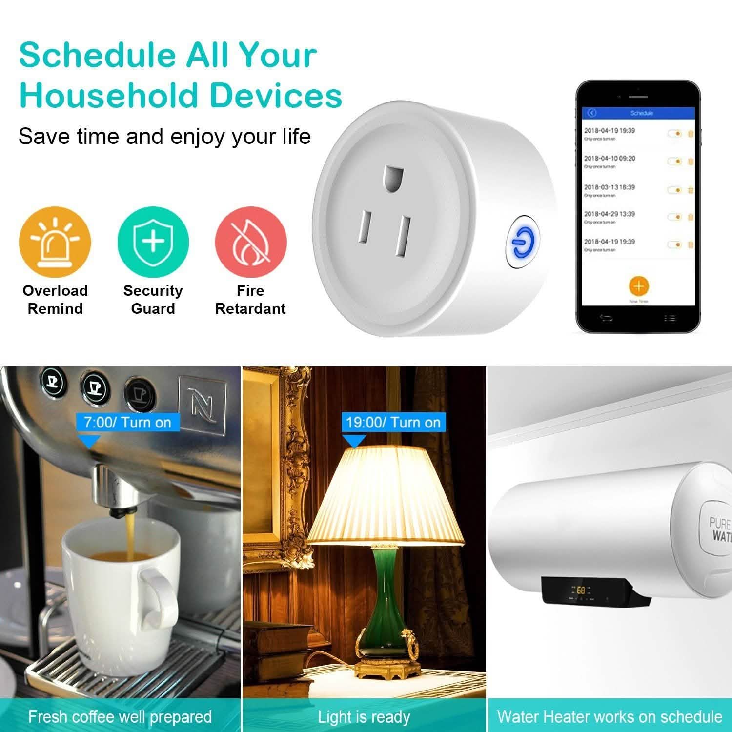 WiFi Smart Socket APP Plug Outlet Remote