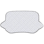 Windshield Protector Against Ice Sun Fit for Small Mid SUVs with Anti-theft Flaps